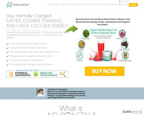 Enhance Mental Performance with NeuroActiv6 | NaturalCell