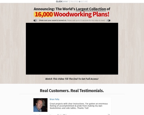 TedsWoodworking – Get 16,000 Woodworking Plans and Projects